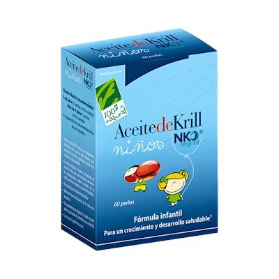 ACEITE KRILL NIÑOS 60PERLAS 100% NATURAL