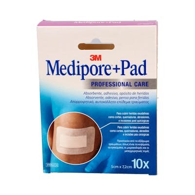 3M MEDIPORE+PAD 10 APOS ESTERIL 5X7,2CM