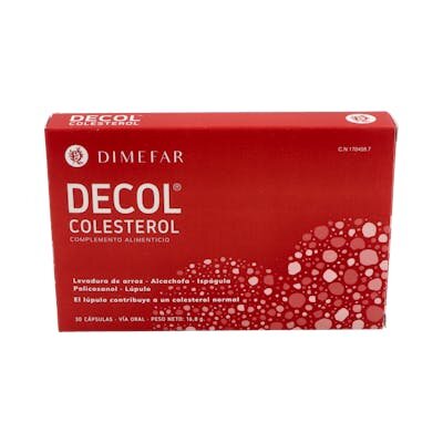 DECOL 570MG 30 CAPS BLISTER DIMEFAR