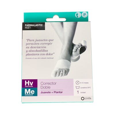 CORRECTOR DOBLE FARMALASTIC T/P PIE IZQU