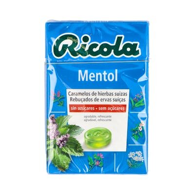 RICOLA CARAMELOS S/A MENTOL 50 G.