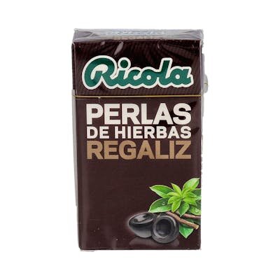 RICOLA PERLAS S/A REGALIZ 25 G.