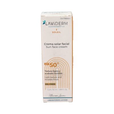 LAVIDERM SPF50+CREMA SOL FACIAL OIL 50ML