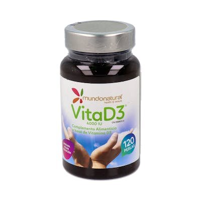 VIT AD3 4000UI 120 PERLAS  MUNDO NAT