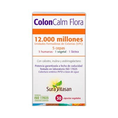 COLONCALM FLORA 30 CAPSULAS SURAVITASAN
