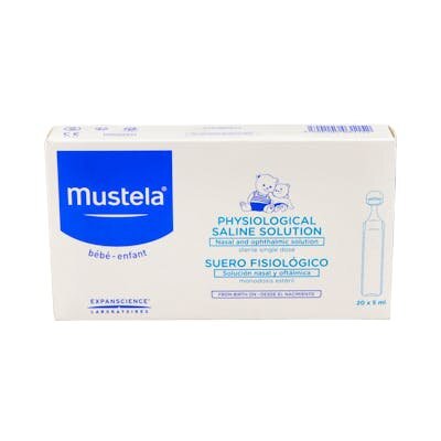 MUSTELA SUERO FISIOLOGICO 20 UD X 5 ML