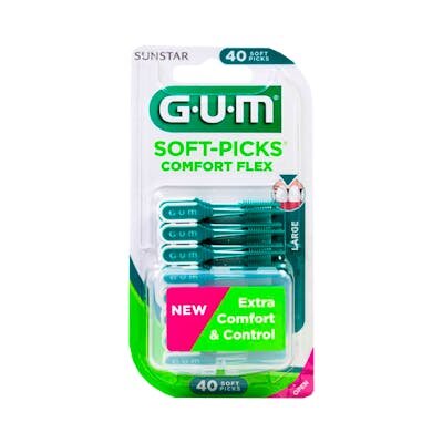 GUM 669 SOFT PICKS MINTY LARGE 40 UDS