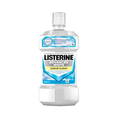 LISTERINE ADVANCED WHITE SUAVE 500 ML