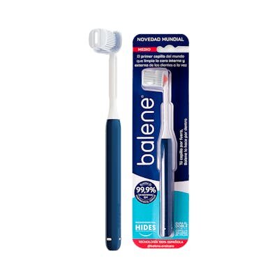 CEPILLO DENTAL BALENE MEDIO AZUL