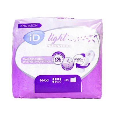 ID DISCREET LIGHT SUPER COMPRESA 10 UDS