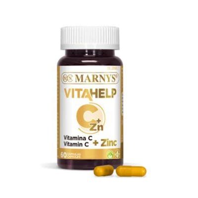VITAHELP VITAM C+ZINC 500MG/25MG 60 CAPS