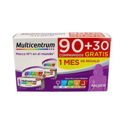MULTICENTRUM MUJER PACK 90+30COMP