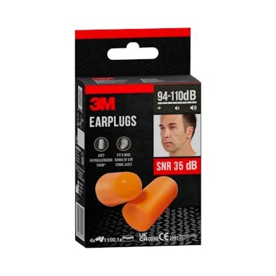 3M TAPON RUIDO REF 1100 BOLSA 4 PAR CAJA