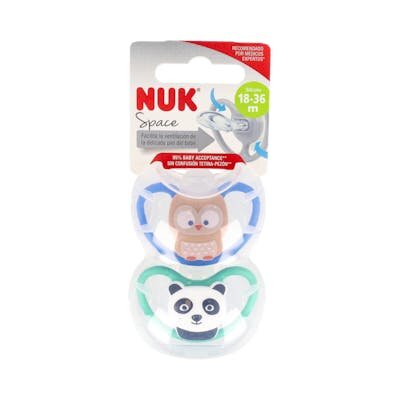 CHUPETE NUK SPACE LEON 18-16 SILI 2 UN