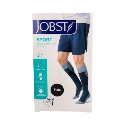 JOBST CALCETIN SPORT CCL1 NEGRO/NEGRO TM