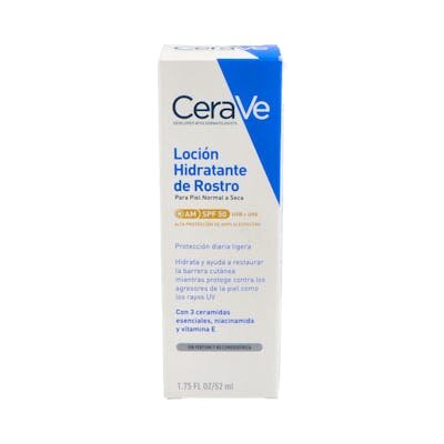 CERAVE LOCION HIDRAT ROSTRO SPF50 52 ML