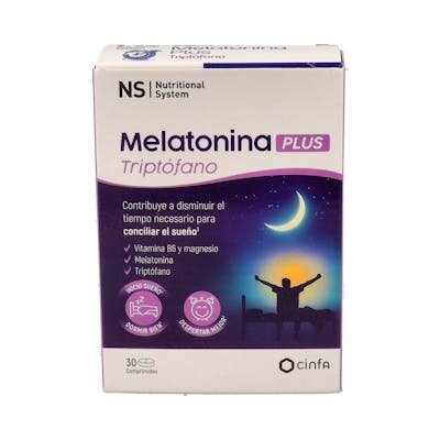 NS MELATONINA PLUS TRIPTOFANO 30 COMPR