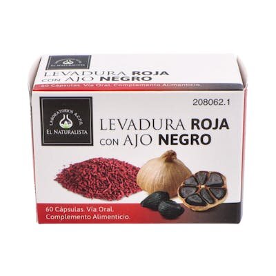 EL NATURALISTA LEVAD ARROZ+AJO NEG 60CAP