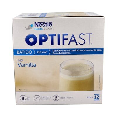 OPTIFAST BATIDOS 12 SOBRES 55 G VAINILLA