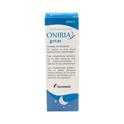 ONIRIA GOTAS 25 MG PIPETA