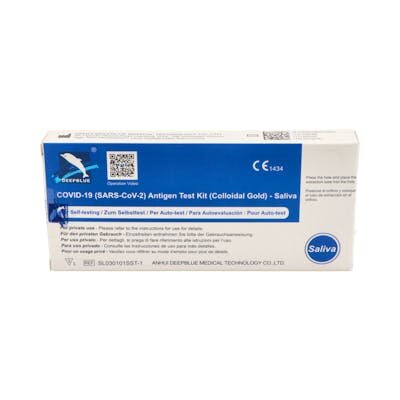 TEST ANTIGENO SALIVA COVID DEEPBLUE 1UD