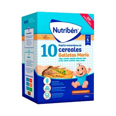 NUTRIBEN 10 CERALES GALLETA MARIA 600 GR