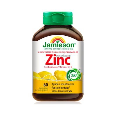 ZINC CON VIT C Y D 60COMPRI  JAMIESON