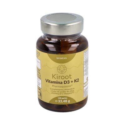 KIROOT VITAMINA D3 +K2 120 PERLAS