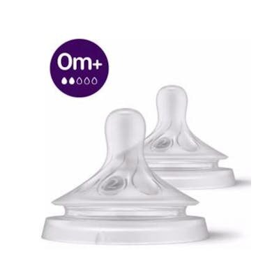 AVENT 2 TETINAS NATURAL T1-FLUJO 0 MESES