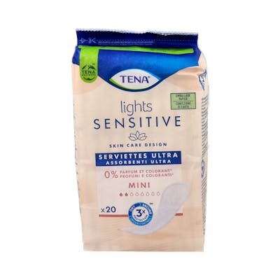 TENA LIGHTS SENSITIVE MINI ULTRA 20 UNID