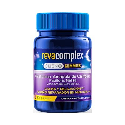 REVACOMPLEX SUEÑO GUMS 1,95MG 30U FRUT B
