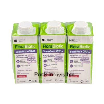 NS FLORABIOTIC SUEROPRO+ ORAL FRES 3X200