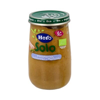 HERO SOLO ZANAHORI GUISANT MERLUZ T 190G