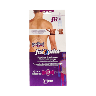 FISIOPRIM FIR PARCHES LUMBARES 3 UDS
