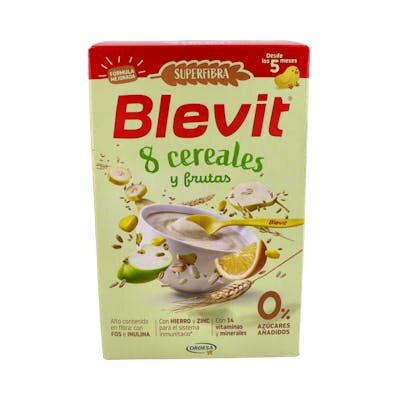 BLEVIT SUPER FIBRA 8 CEREAL FRUTAS 500GR