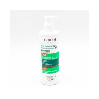 DERCOS CHAMPU ACOND ANTICASP 2 EN 1 400M