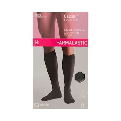 CALCETIN  EF TERMICO 22-29 MMHG NEGRO P