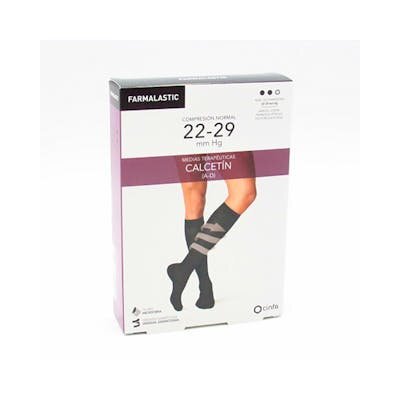 CALCETIN 22-29 MMHG NEGRO EXTRA GRANDE