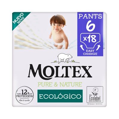 MOLTEX PURE NATURE PANT T6 18 UDS