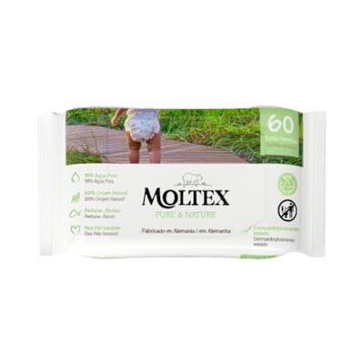 MOLTEX PURE NATURE TOALLITAS 60 UDS