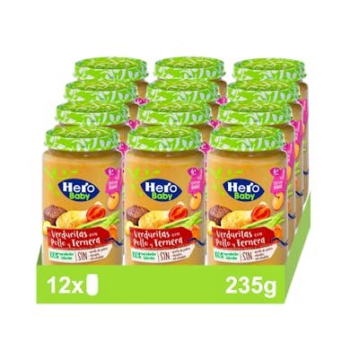 HERO BABY VERDU POLLO TERNERA 235 GR