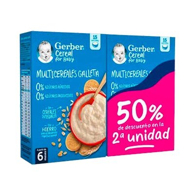 GERBER MULTICEREAL GALLET 0%AZ DUPLO 270