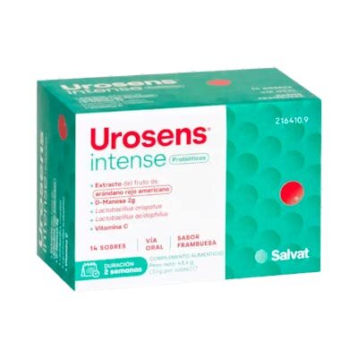 UROSENS INTENSE FRAMBUESA 14 SOBRES 3,1G