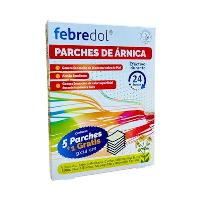 FEBREDOL PARCHES ARNICA CALOR 6 UDS