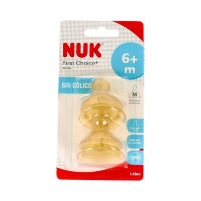 TETINA FC NUK LECHE LATEX 2 M 2 UD