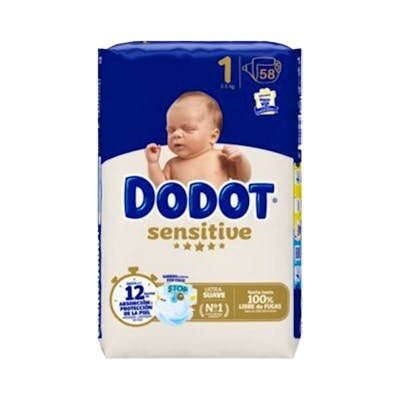 DODOT SENSITIVE T1 2-5 KG 58 UDS