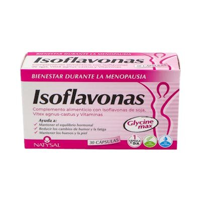 ISOFLAVONAS C/VIT K2 D3 30CAPS   NATYSAL