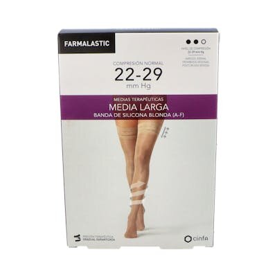 MEDIA LARGA FARMALASTIC CAPUCHINO MEDIAN