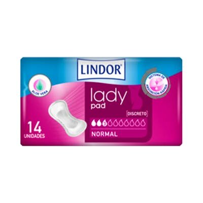 LINDOR LADY PAD NORMAL 3 GOTAS 14 UN