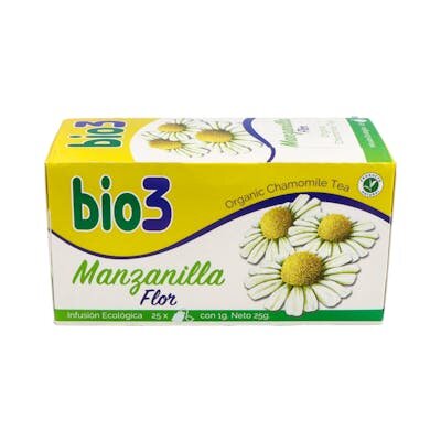 BIE 3 MANZANILLA FLOR ECOLOGICA 25 FILTR